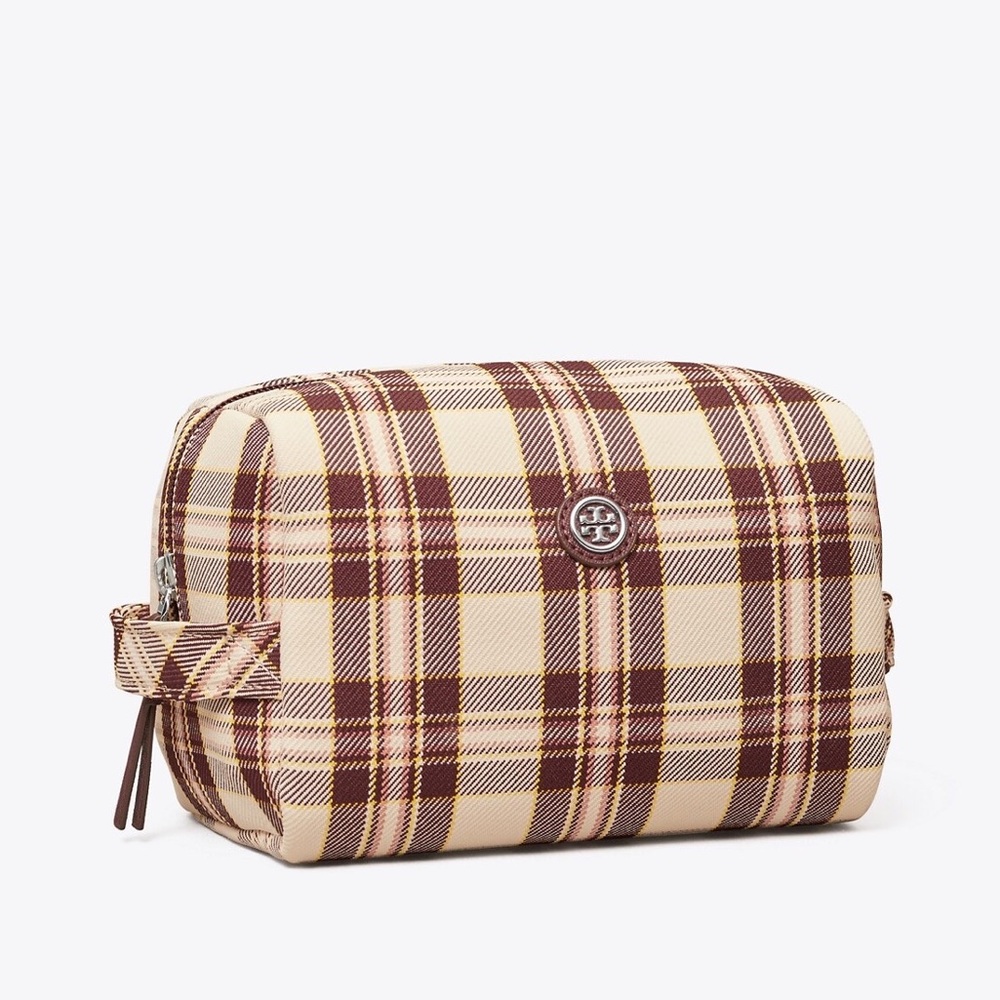 Tory Burch nylon cosmetics bag large NEW